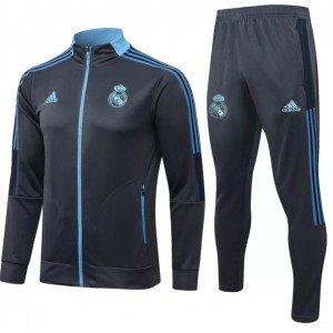 Kit treinamento Real Madrid 2021 2022 Adidas oficial Cinza